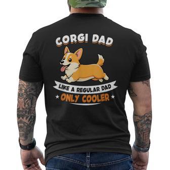 Corgi Dad Como Un Refrigerador Normalolo Para Papá Corgi Dog Camiseta Hombre Estampado Espalda - Regaloses