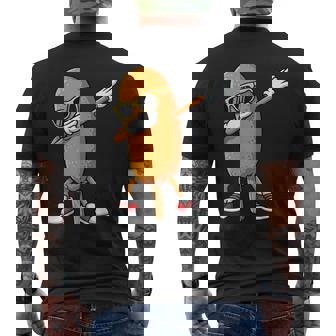 Corn Dog Dabbing Men's T-shirt Back Print - Monsterry