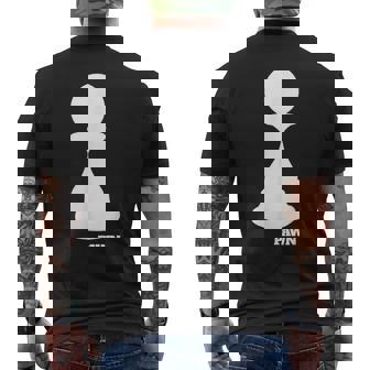 Costume De Pion Jeu D'échecs Cadeau Pour Joueur D'échecs Blanc T-shirt imprimé au dos - Cadeauxyz