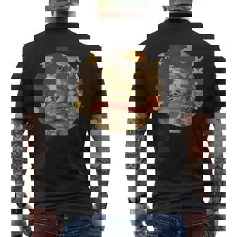 Cottagecore Frog – Whimsical Mushroom Forest Fungi T-Shirt Men's Back Print T-Shirt | Mazezy