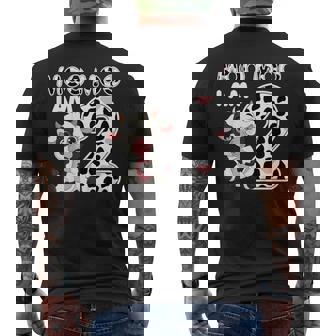 Cow Moo Moo I'm Two 2 Years Old Cow Lover 2Nd Birthday Men's T-shirt Back Print | Mazezy