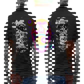 Crâne Gothique Pastel Mangeant Des Globes Oculaires Weirdcore Esthétique Gothique T-shirt imprimé au dos - Cadeauxyz