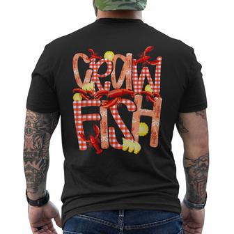 Crawfish Cute Crawfish Lover Crawfish Boil Men's T-shirt Back Print - Thegiftio