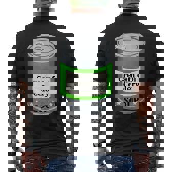 Cream Of Celery Canned Soup Easy Lazy Fun Halloween Costume Tank Top Men's Back Print T-Shirt | Mazezy