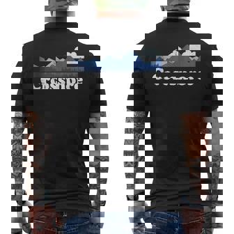 Crossnore North Carolina Blue Ridge Mountains NC Tank Top Men's Back Print T-Shirt | Mazezy