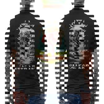 Crow Wing State Park Minnesota Hiking Trail Adventure Bear Men's Back Print T-Shirt | Mazezy