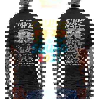 Cruise Squad 2025 Family Group Matching Cruising Vacation Men's T-shirt Back Print - Thegiftio