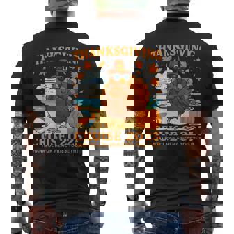 Cruise Squad 2025 Thanksgiving Autumn Cruise Ship As Turkey Men's T-shirt Back Print | Seseable CA