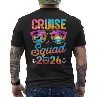 Cruise Squad 2026 Summer Family Matching Trip Men's T-shirt Back Print - Monsterry