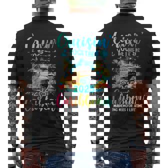 Cruisin' Together Caribbean 2025 Family Cruise Vacation Men's T-shirt Back Print | Seseable UK