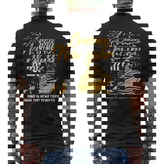 Cruising Into 2026 New Year Matching Family Cruise Men's T-shirt Back Print | Seseable CA