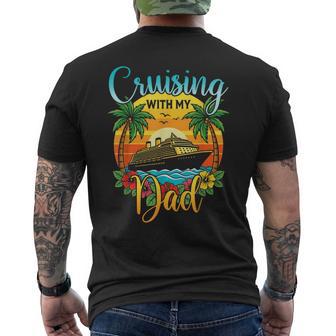 Cruising With My Dad Daughter Son Cruise Vacation Matching Men's T-shirt Back Print - Thegiftio