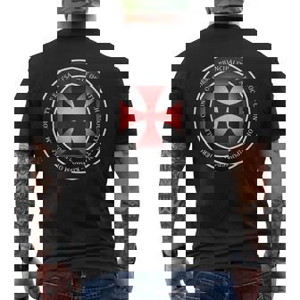 Cruz De Las Cruzadas De La Historia Medieval De Los Estados Camiseta Hombre Estampado Espalda - Regaloses