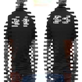 Ctrl C Copia Coincidencia Familia Pegar Papá Hijo Hija Camiseta Hombre Estampado Espalda - Regaloses