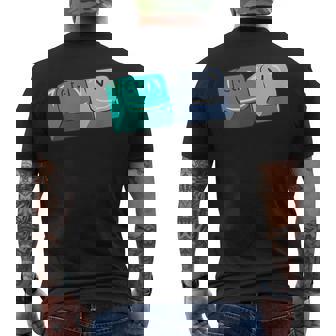 Ctrl Copiar Pegar Control Divertido Pareja Padre Niño Meme Camiseta Hombre Estampado Espalda - Regaloses