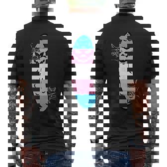 Cucumber Vegetarian Transgender Pickle LGBTQIA Pride Month Tank Top Men's Back Print T-Shirt | Mazezy