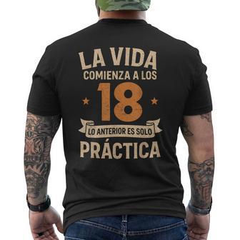 Cumpleaños 18 Años Divertido Laida Comienza A Los 18 Camiseta Hombre Estampado Espalda - Regaloses