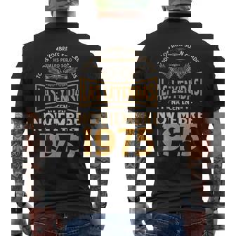 Cumpleaños Hombre Regalos Las Leyendas Noviembre 1975 Camiseta Hombre Estampado Espalda - Regaloses