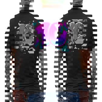 Cumpleaños Niña 10 Años Mariposas Y Número 10 Camiseta Hombre Estampado Espalda - Regaloses