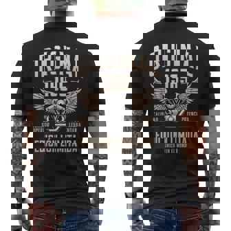 Cumpleaños Original 1985 Para Leyendas Y Moteros Camiseta Hombre Estampado Espalda - Regaloses