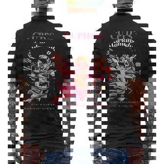 Cupids Marksmanship Targeted Engagement Tank Top Men's Back Print T-Shirt | Mazezy