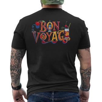 Cute Bon Voyage Cruise Vacation Present Men's T-shirt Back Print - Monsterry