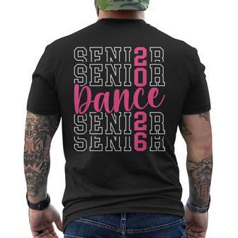 Cute Dance Senior 2026 Class Of 2026 Senior Dancer Men's T-shirt Back Print - Thegiftio