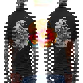 Cute Weevil Beetle Insect Lovers Flower Leaf Art Tank Top Men's Back Print T-Shirt | Mazezy