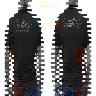 Cycling Electric Bicycle Cyclist E-Bike Men's T-shirt Back Print - Thegiftio