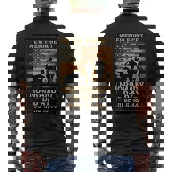 D-Day 81St Anniversary Normandy 1944 Military Tribute Men Men's T-shirt Back Print | Seseable UK