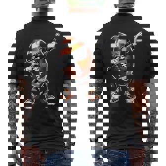 Dabbing Football With Sunglasses Football Men's T-shirt Back Print - Thegiftio