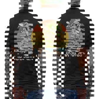 Dabbing Halloween Boo Boo Crew Shirts Spooky Avocado Mummy Men's Back Print T-Shirt | Mazezy