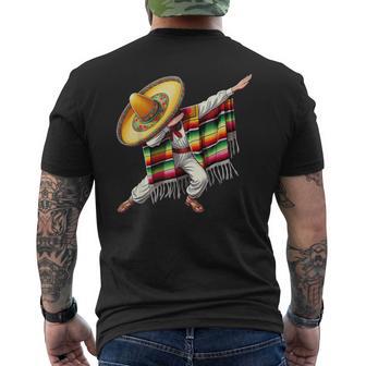 Dabbing Poncho Mexicain Cinco De Mayo Hommeombrero Dab T-shirt imprimé au dos - Cadeauxyz