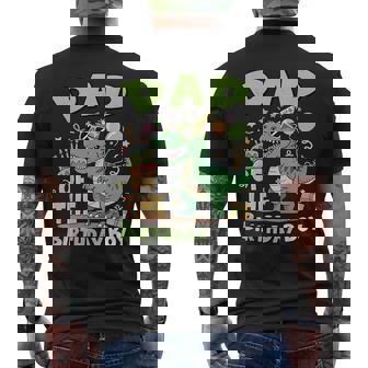 Dad Of The Birthday Boy T Rex Dinosaur Family Party Mens Men's T-shirt Back Print | Seseable FR