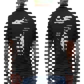 Dad What Are Clouds Made Of Linuxervers Mostly T-shirt da uomo con stampa posteriore - Novitaregali