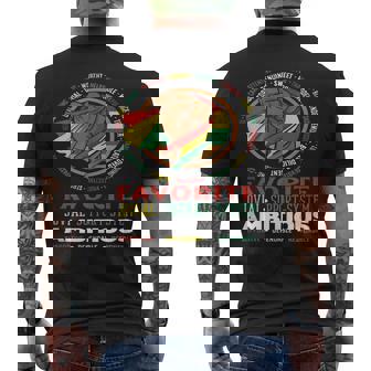 Dad Hero Role Model Ambitious Strong Tank Top Men's Back Print T-Shirt | Mazezy