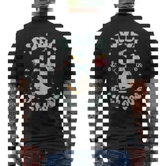 Dad Of The Silly Goose Silly Goose Birthday Matching Family Men's T-shirt Back Print | Seseable FR