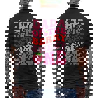 Dada Of The Berry Sweet One Strawberry First Birthday Men's T-shirt Back Print - Monsterry