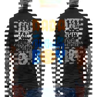 Dada Of The Birthday Boy Milk And Cookies 1St Birthday Men's T-shirt Back Print | Mazezy