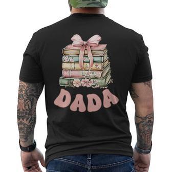 Dada Book First Chapter Birthday Family Matching Party Men's T-shirt Back Print - Thegiftio UK