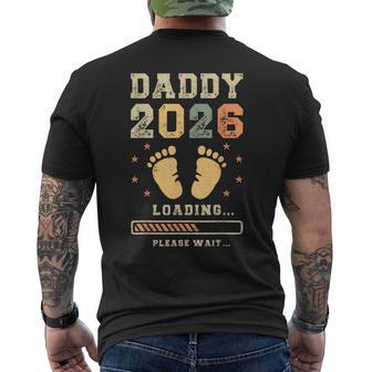Daddy 2026 Loading Annuncio Di Un Bebè Papà In Attesa T-shirt da uomo con stampa posteriore - Novitaregali