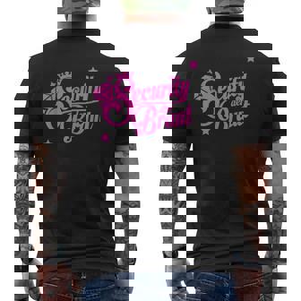 Damen Jga Junggesellinnenabschied Braut Team Gruppen T-Shirt mit Rückendruck - Geschenkecke