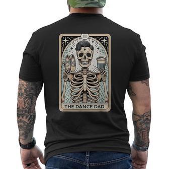 Dance Dad Skeleton Tarot Card Dance Dad Father's Day Men's T-shirt Back Print - Monsterry
