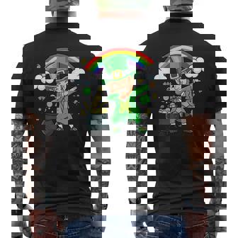 Dancing Leprechauns Dab Dance St Patrick's Day Men's T-shirt Back Print | Seseable UK