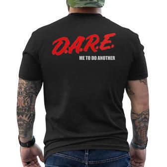 DARE Me To Do Another Meme メンズTシャツ バックプリント - Kawaiitshirt