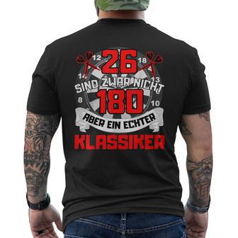 Darts 26Ind Nicht 180 Aber Ein Echter Klassiker Dart T-Shirt mit Rückendruck - Geschenkecke