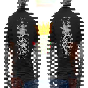 Darts Queen Player Men's Back Print T-Shirt | Mazezy