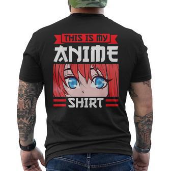 Das Ist Mein Anime Anime T-Shirt mit Rückendruck - Geschenkecke