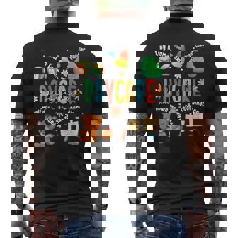 Daycare Provider Definition Childcare Provider Men's T-shirt Back Print | Mazezy