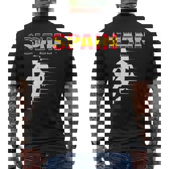 De Los Amantes Del Baloncesto De España -Oporte Equipo De Baller Español Camiseta Hombre Estampado Espalda - Regaloses